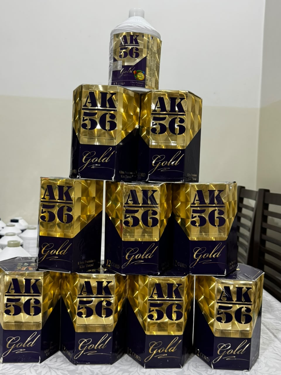 Vardhman AK56 Gold 12 cord 500gm 100% Premium Cotton Thread